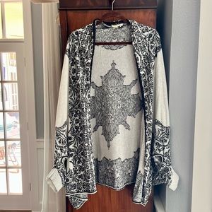 Anthropologie light weights sweater jacket